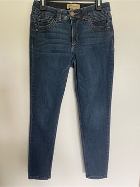 Democracy “Ab” Technology Women's Dark Indigo Skinny Jeans SZ 8
